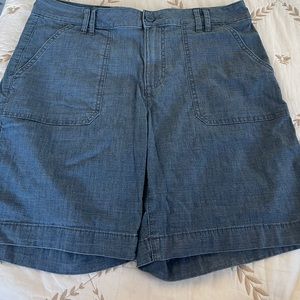 lee chambray shorts